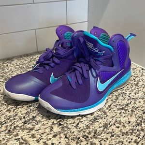 Nike LeBron James Purple Hornet Sneakers (Size 14)